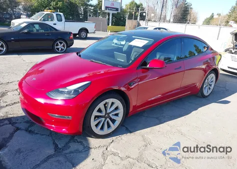 2022 Tesla Model 3 Long Range Dual Motor All-Wheel Drive из США, поврежденный, VIN 5YJ3E1EB5NF131478